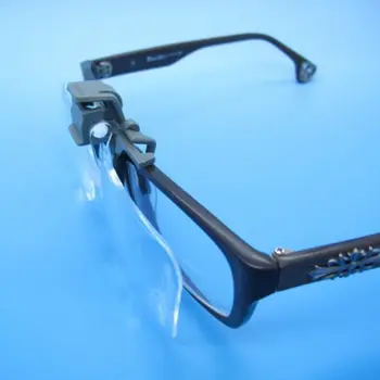 

Hot Magnifier Folding Handfree Clip On Clear Magnifying Glasses HD Lens Precise Eyeglasses Jewellery Appraisal Watch Repair Tool