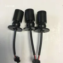 4 шт./лот, черный комнатный светильник, 230 В, мини, 1 Вт, светодиодный настенный светильник из алюминиевого сплава, вращающийся на 360 градусов, Точечный светильник для витрины, витрины, шкафа