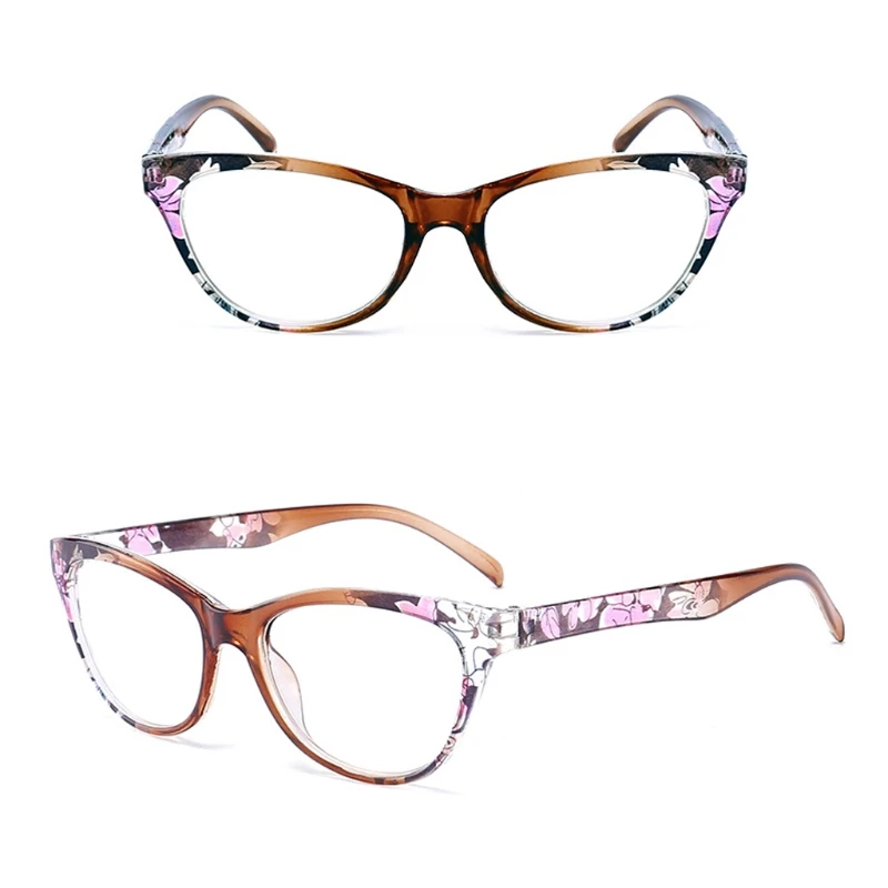 Кошачий глаз, женские очки для чтения, мужские полимерные очки против усталости, очки для чтения, Брендовые женские очки, прозрачные очки - Цвет оправы: CF