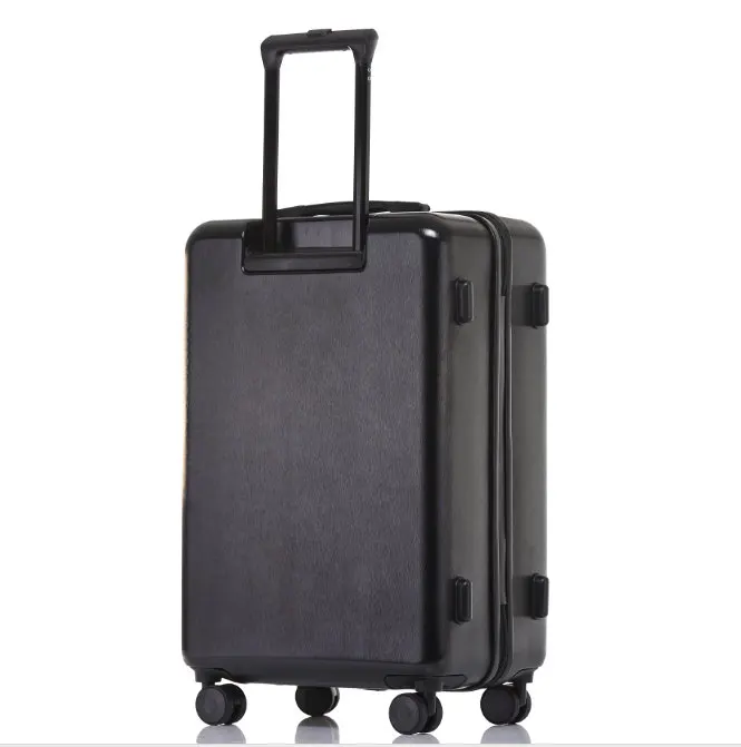 Высокое качество прокатки багаж чемодан для путешествия бизнес тележка сумка-чехол 4 колеса Спиннер все черные Hardside багаж