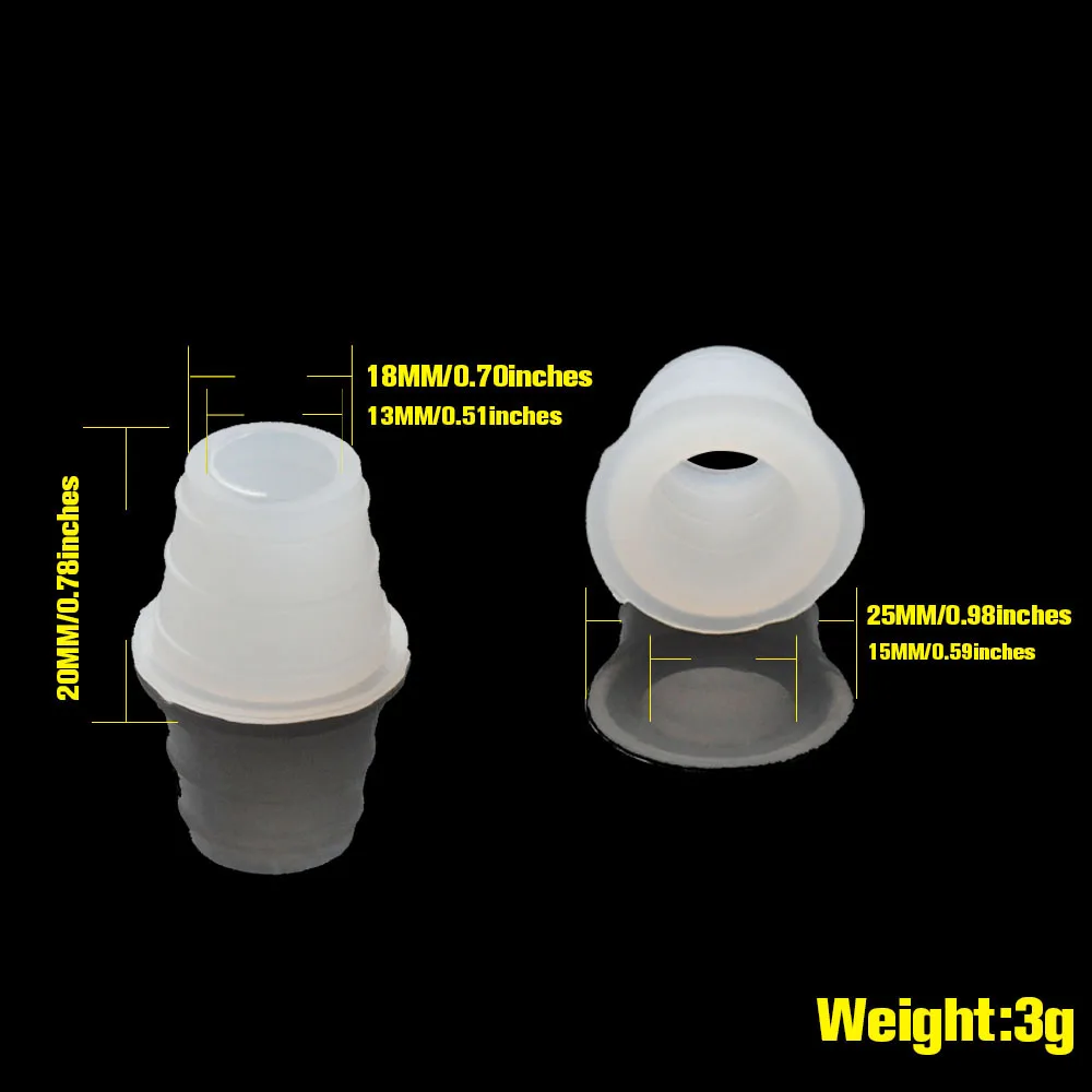 cheap COURNOT Preminum FDA Silicone Sealant For Water Pipe 15MM Shisha Hookah Grommet Silicone Seals Ring Shisha Subber Spacer