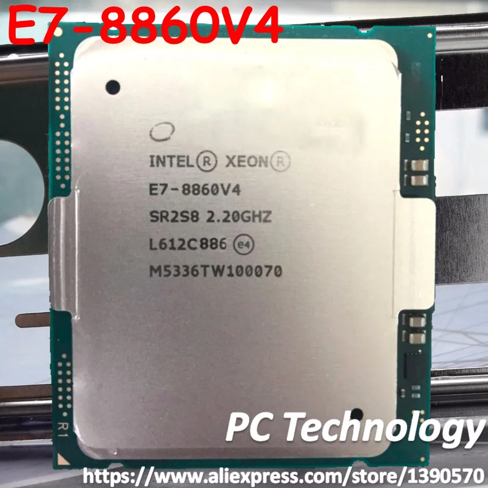 E7 8860 V4 оригинальный процессор Intel Xeon 8860V4 CPU 18 cores 2 20 ГГц 45 МБ 14 нм LGA2011 3 8860V4|intel xeon|xeon