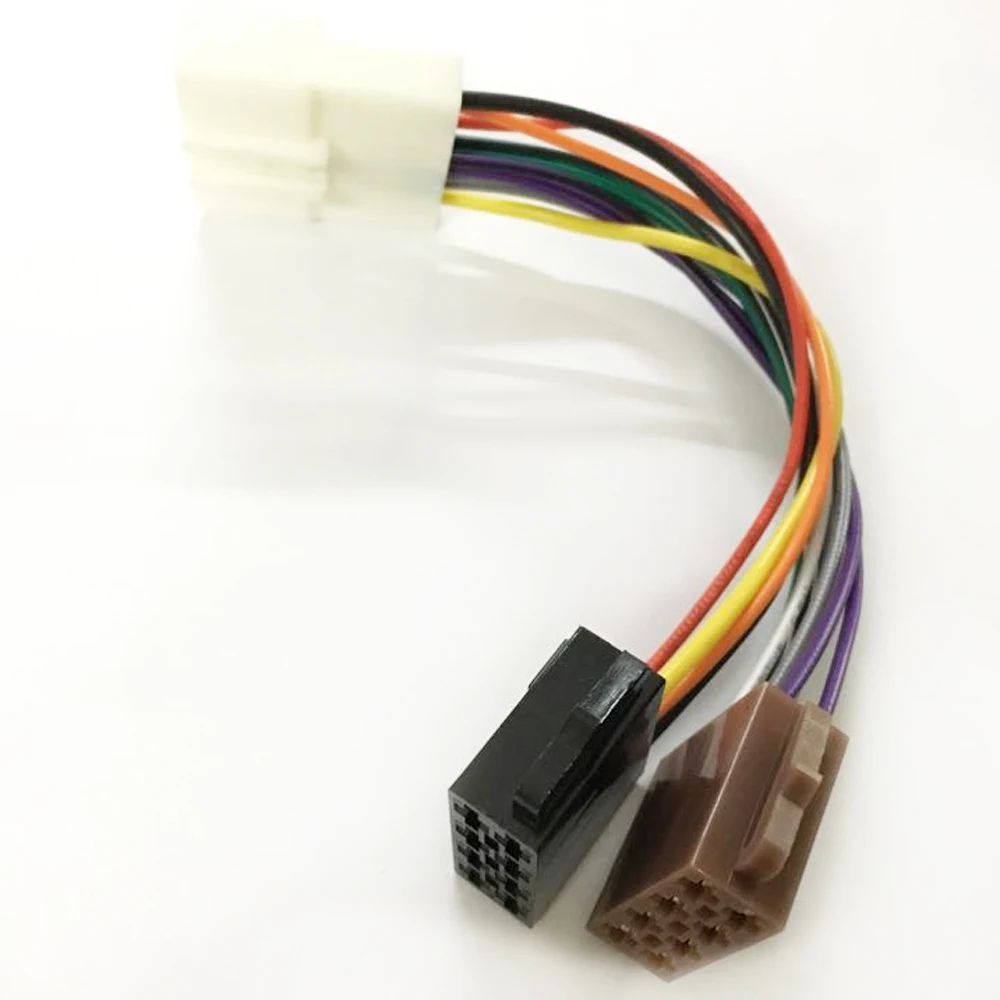 

Biurlink 2019 Car Radio ISO Lead Plug Harness Adapter Wiring Cable for Nissan Tiida X-Trail for Subaru