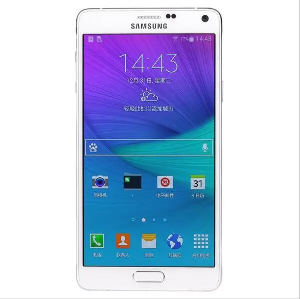 Note 4 Оригинальный разблокированный смартфон samsung Galaxy N910A N910F N910P LTE 5 7 дюймов 16MP 3 ГБ