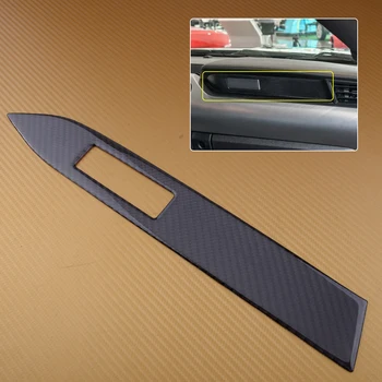 

DWCX Carbon Fiber Black Interior Center Console Panel Cover Trim fit for Ford Mustang 2015 2016 2017 2018