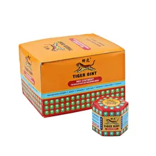 12 pçs 100% original red tiger bálsamo pomada tratamento picada de inseto tonturas aliviar a coceira alívio da dor muscular tailândia analgésico