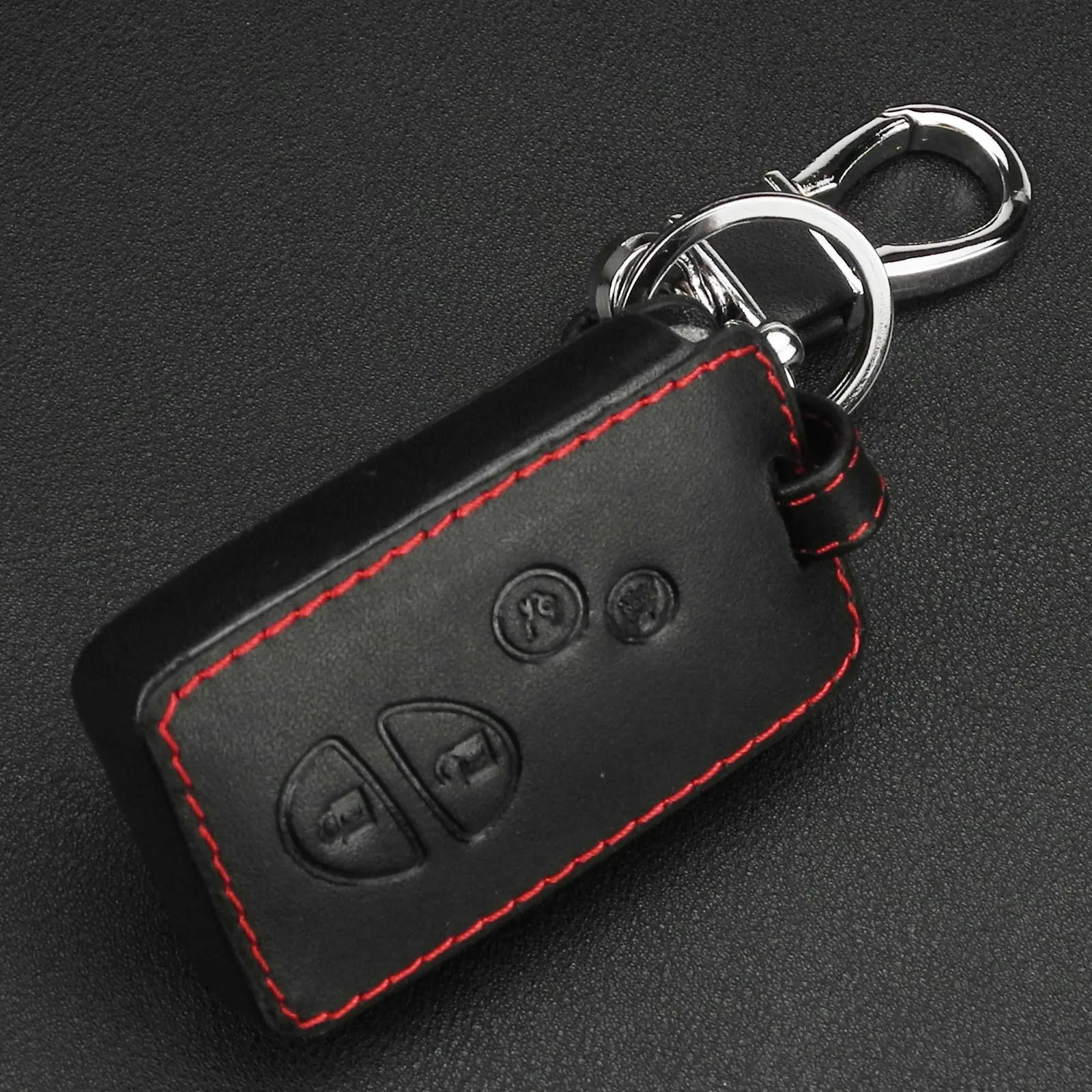 Jingyuqin 4 кнопки кожаный чехол для дистанционного ключа подходит Lexus GX LX RX HYQ14ACX Smart Key