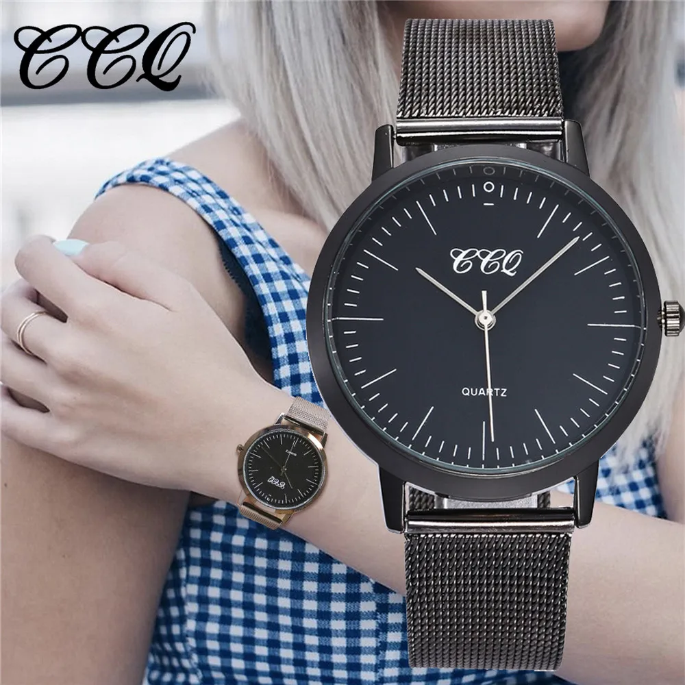 

CCQ Brand Fashion Leather Creative Marble Wrist Watch Casual Analog Women Quartz Watches Gift Relogio Feminino Dropshipping 533