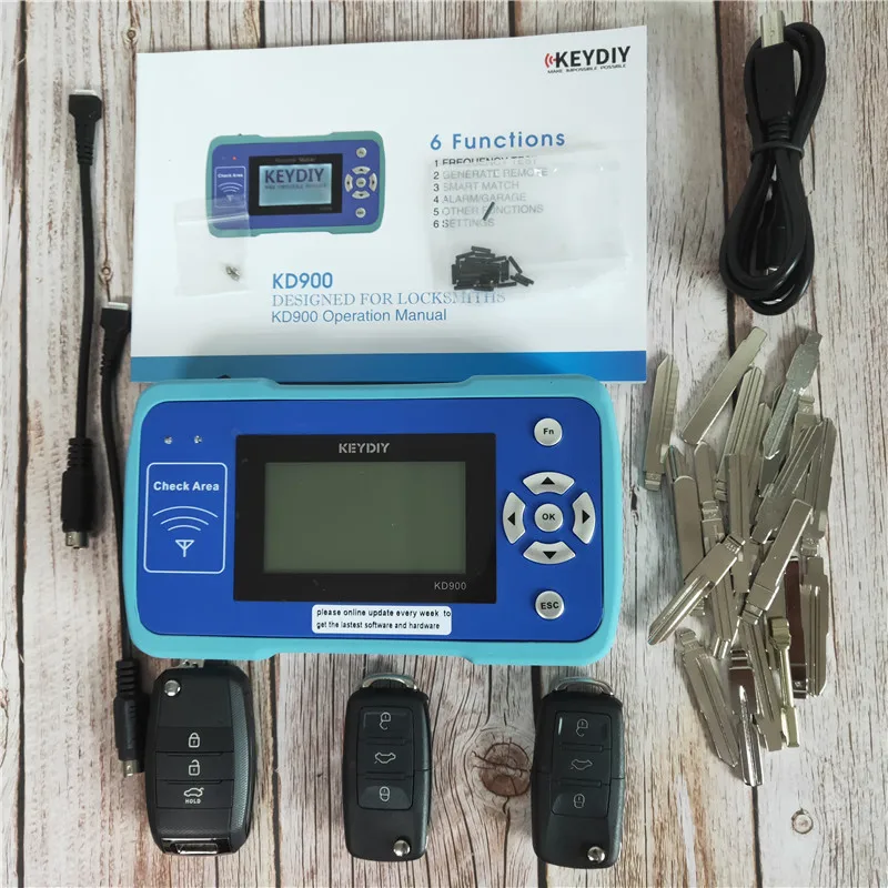 

KEYDIY Latest Original KD900 Remote Maker the Best Tool For Remote Control Frequency Tester,Auto Key Programmer