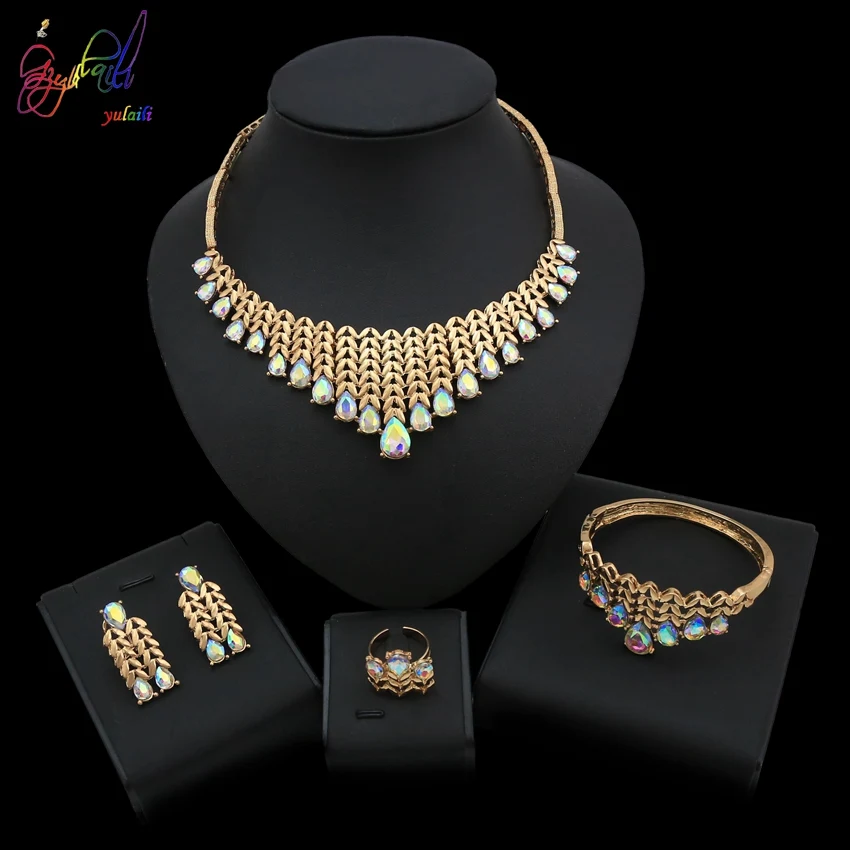 Yulaili New Luxury Elegance Women's Romantic Jewelry Bridal Bridesmaids 