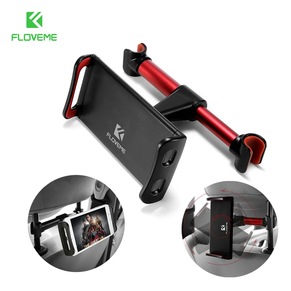 

FLOVEME Tablet Car Holder Case for iPad air 1 2 Case Car Tablet Stand For iPad 1 2 3 4 Back Seat Stand Holder For Phone in Car