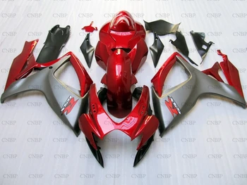 

GSX R 750 2006 - 2007 K6 Fairings for Suzuki GSXR750 2007 Fairing GSX R 750 2006 Red Grey Motorcycle Fairing