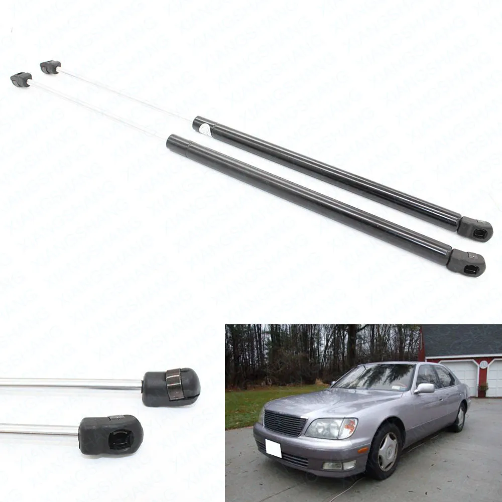 

2pcs Auto Car front hood bonnet Gas Charged Struts Lift Support For 1995 1996 1997 Lexus LS400 Sedan 20.47 inches