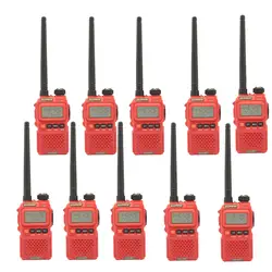 Красный BaoFeng уф-3r + большой портативной Talkie136-174 / 400 - 470 мГц два способ радио