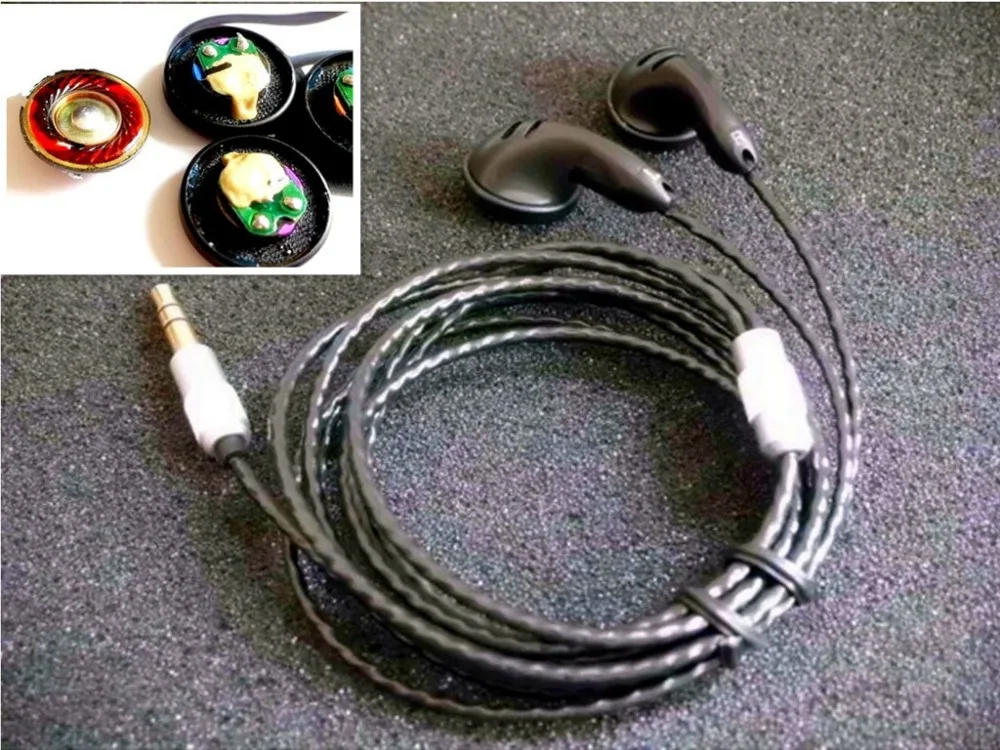 Оригинальные наушники PK1 DIY 150 Ом красная пленка драйвер pk1|diy pk1|earphone originalpk1 diy |