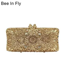 Bee In Fly держатель для карт, кошелек для монет, кошелек для телефона, карман для наличных денег, фото клатч для девочки, подарки на день рождения, Кристальные сумки