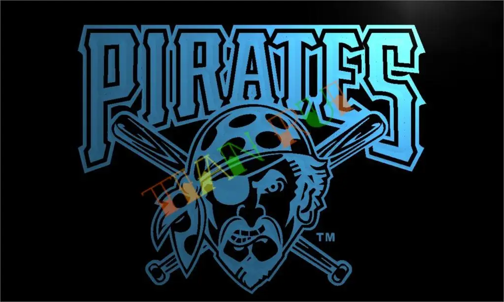 LD140- Pittsburgh Pirates светодиодная неосветильник световая вывеска для домашнего декора