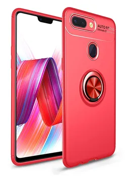 

Stand case Silicone with Ring for Xiaomi Mi 8 Lite Red