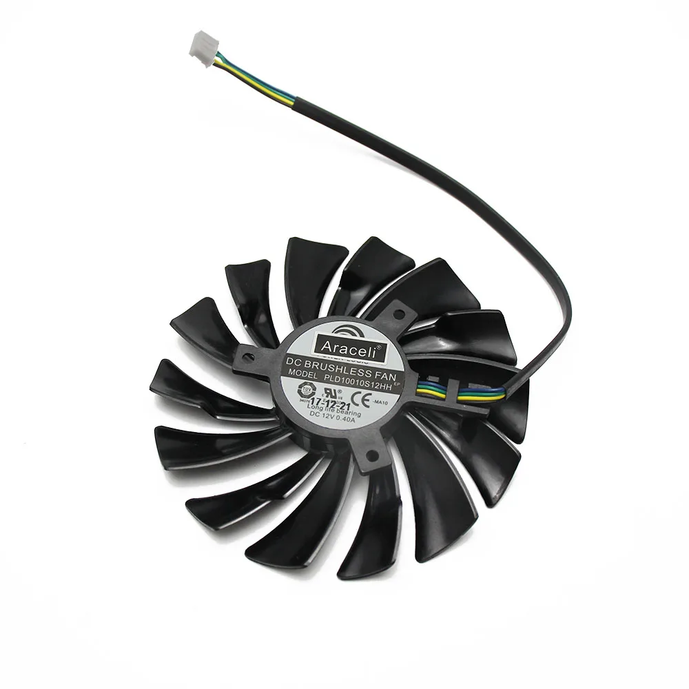 PLD10010S12HH 12V 0.40A 4Pin 95mm GTX1070 Mini For MSI GTX 1070 AERO ITX Graphics Card Cooler Cooling Fan