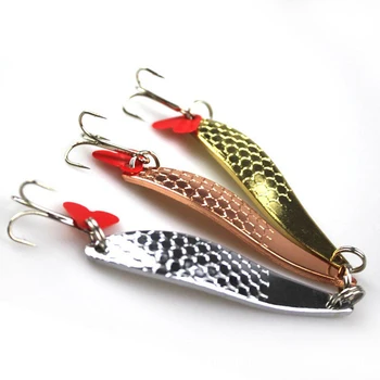 

3PCS/Lot 10cm 17g Spoon Metal Lures Fishing Lures Brand Hard Bait Fresh Water Bass Walleye Crappie Fishing Tackle