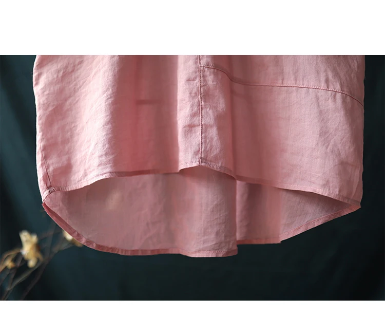 Женские летние хлопковые футболки без рукавов с карманами, 4 цвета, новинка, повседневные однотонные винтажные топы с отложным воротником