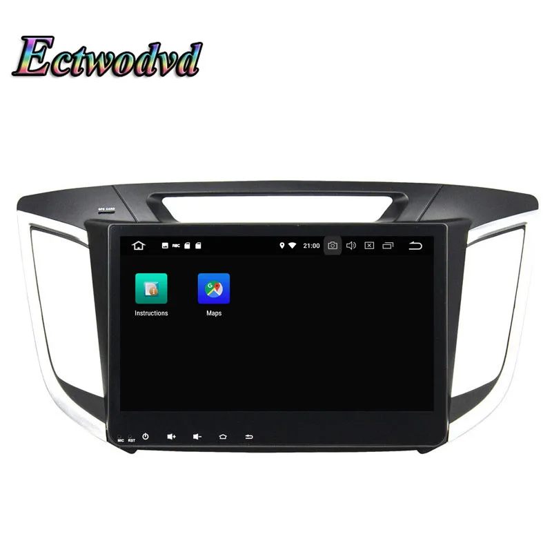 Best Ectwodvd Octa Core 4G RAM 64G ROM Android 9.0 Car Multimedia DVD Player GPS HeadUnit for Hyundai IX25 2014-2015 3