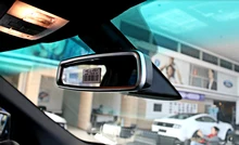 Rearview mirror cover trim 1pcs For Ford Explorer 2016 Car Interior Accessories styling