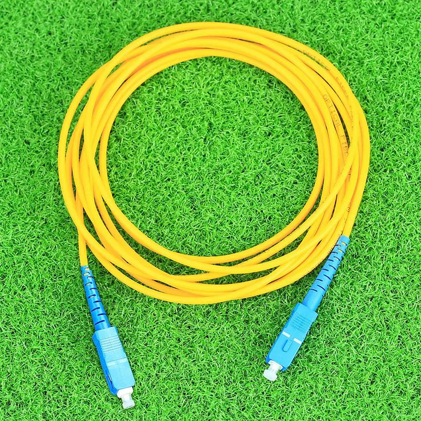 KELUSHI SC волоконно оптический джемпер FTTH однорежимный одножильный соединительный