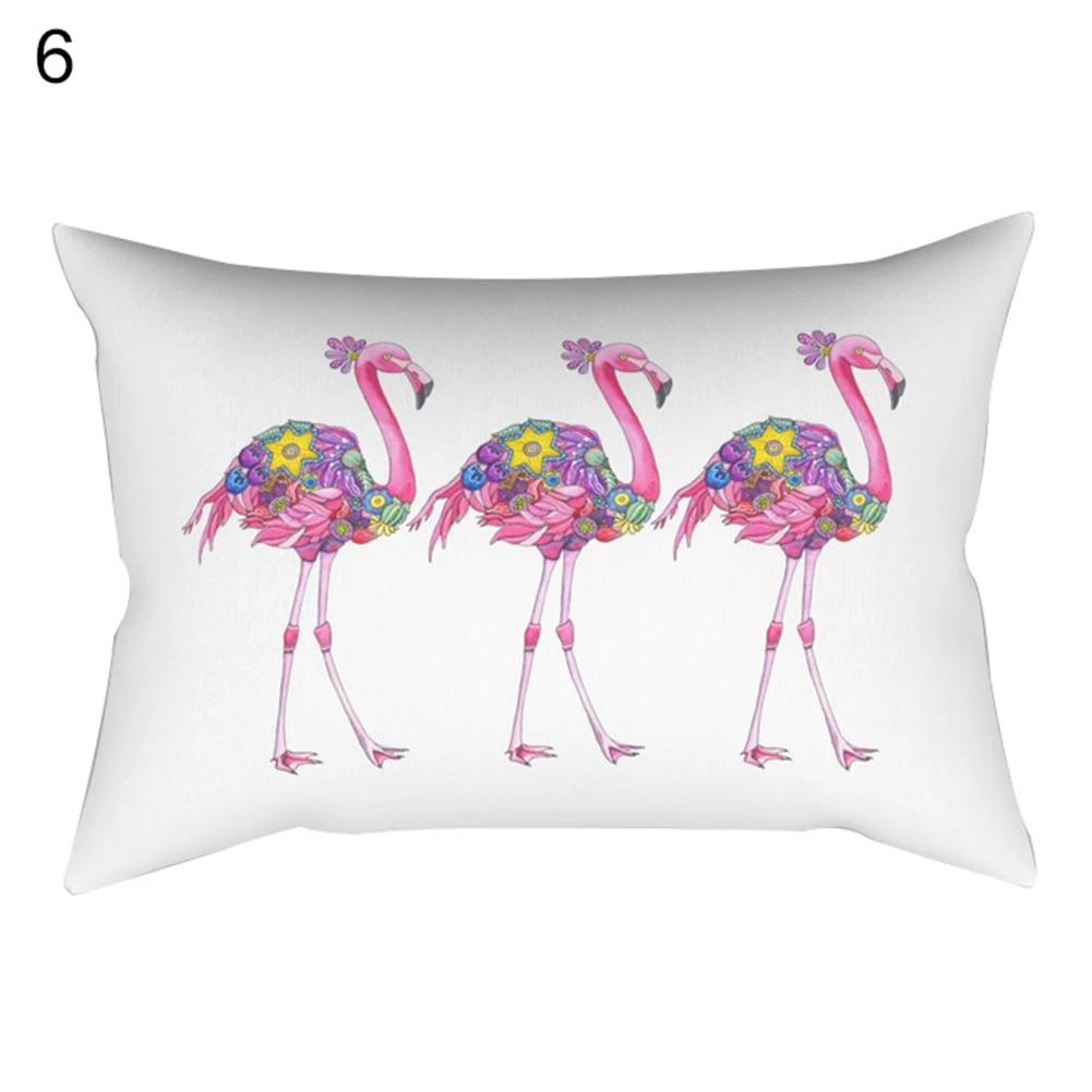 30x50 см наволочка чехол для подушки дизайн фламинго|designer pillowcases|pillow cushion case