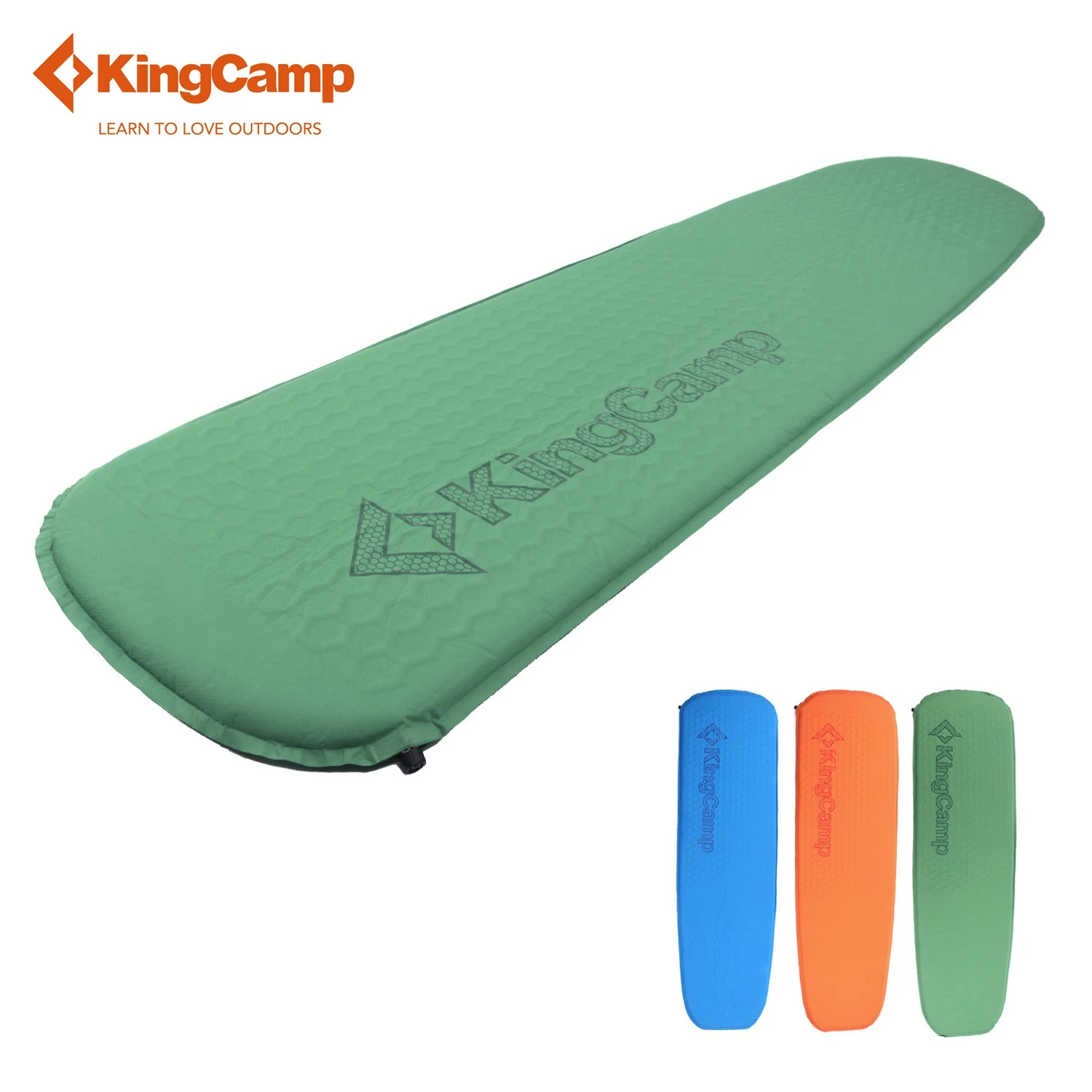 KingCamp Deluxe Camping Pad Ultralight Sleeping Pad Compatible Self