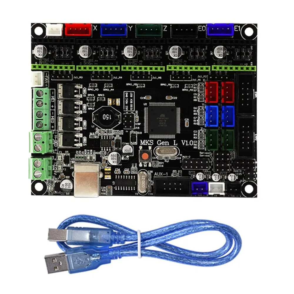

Integrado controlador MKS gen-l V1.0 MKS Gen L V1.0 Compatible Ramps1.4/Mega2560 R3 para TEVO Tornado 3D impresora