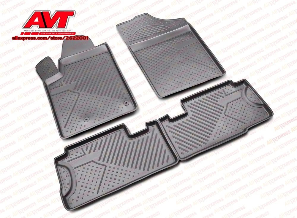 Floor mats for Peugeot Partner 2008 rubber rugs non slip rubber