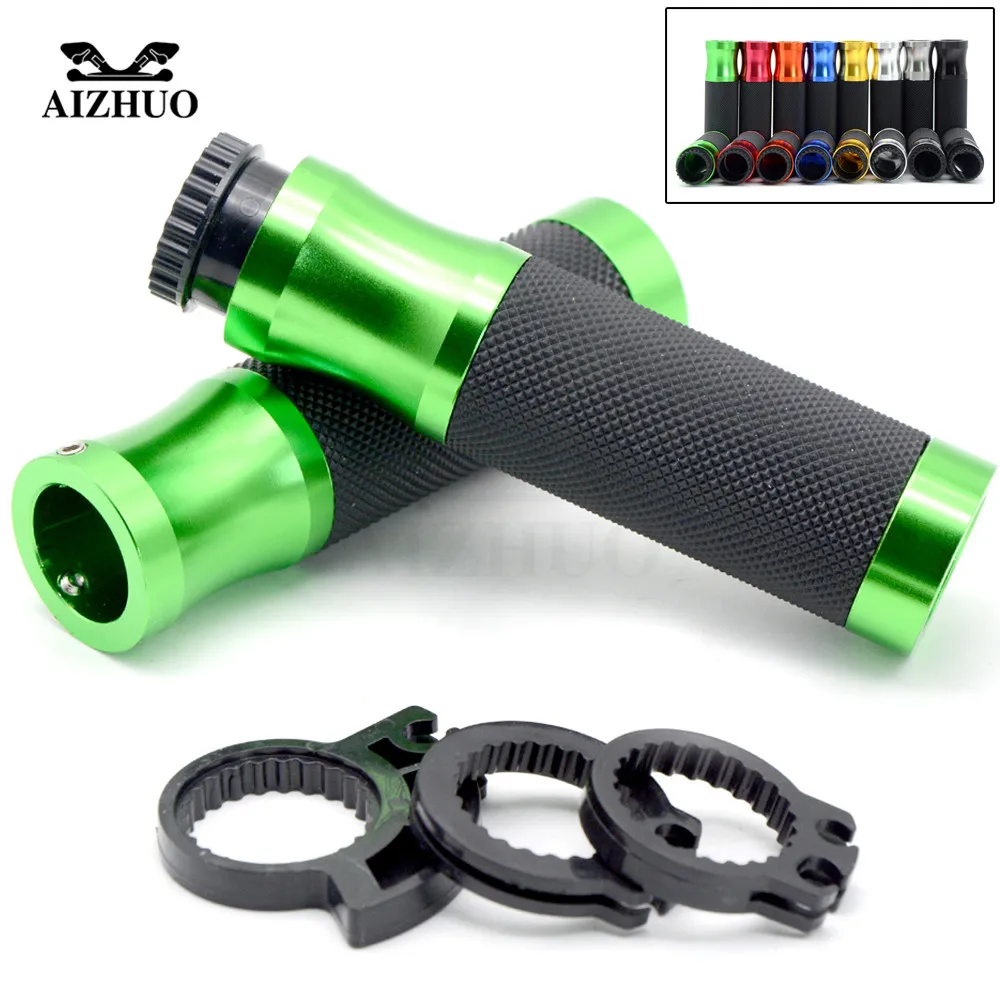 22MM Motorcycle handle grips Motorbike handlebar grips for kawasaki er6fi klx 250 z 750 zzr 400 ninja 650 zx10r NINJA 300 250R
