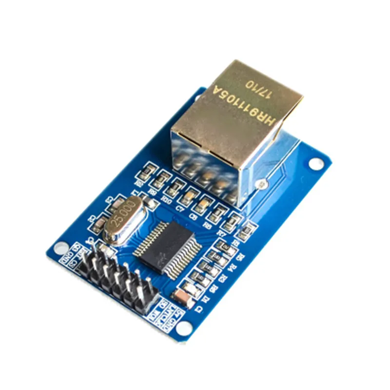 

ENC28J60 LAN Ethernet Network Board Module 25MHZ Crystal AVR 51 LPC STM32 3.3V