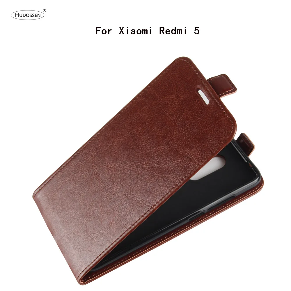 

HUDOSSEN For Xiaomi Redmi 5 Case Luxury Flip Leather Back Cover Phone Accessories Bags Skin Coque For Xiaomi Redmi 5 Plus Case