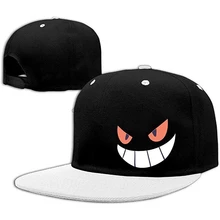 Генгар Хэллоуин лицо Snapback шляпы плоские поля хип-хоп шапки