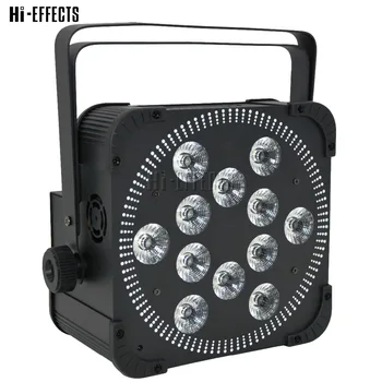 

4pcs/lot DMX Wireless Battery Powered LED par light 12x18w RGBWA UV 6IN1 led par cans lights wedding DJ party bar uplight