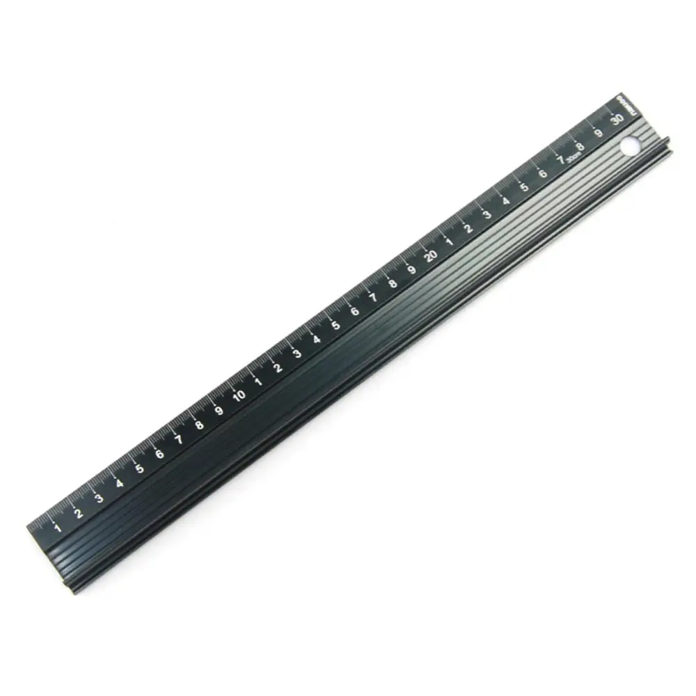 

junetree 30cm Straight Aluminum Ruler Measuring Tool cm Sewing Craft DIY Home anti skidding