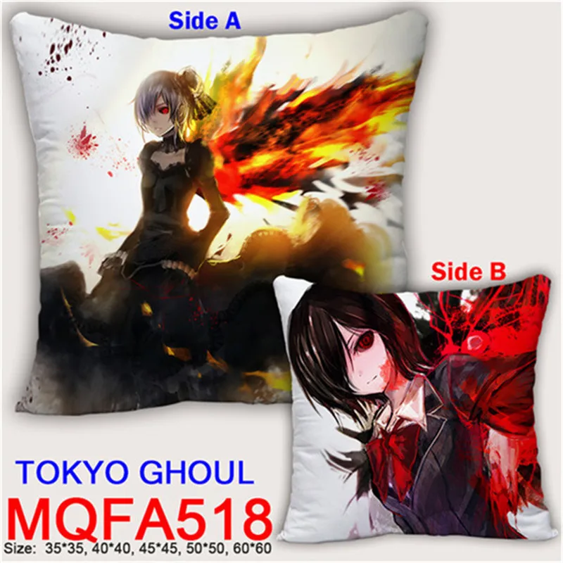 45X45CM по индивидуальному заказу подушки с аниме TOKYO GHOUL декоративные мягкие