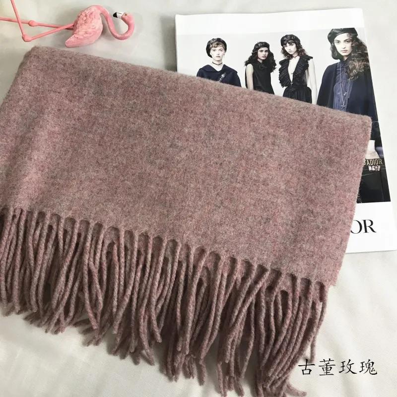 100% Cashmere Scarf 2018 Autumn Winter Solid Color Wool Shawl Men Women Big size women High quality hijab 37 color 200*70cm 100% Cashmere Scarf 2018 Autumn Winter Solid Color Wool Shawl Men Women Big size women High quality hijab 37 color 200*70cm