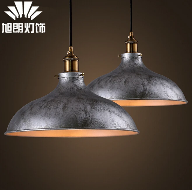 

Eurpean American Loft Style Industrial Vintage Pendant Light Iron Round Coffee Shop Bar Decoration Pendant Lamp Free Shipping