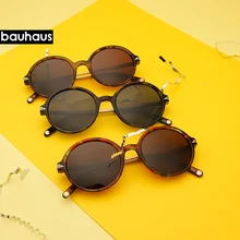 Bauhaus высокое качество винтажные овальные ацетатные классические солнцезащитные очки женские/мужские очки уличные Beat шоппинг зеркало UV400