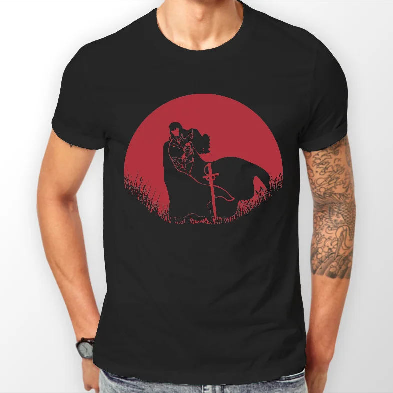 Berserk Griffith Red Moon Guts Berserker Hawk аниме футболка все размеры новая модная с графическими