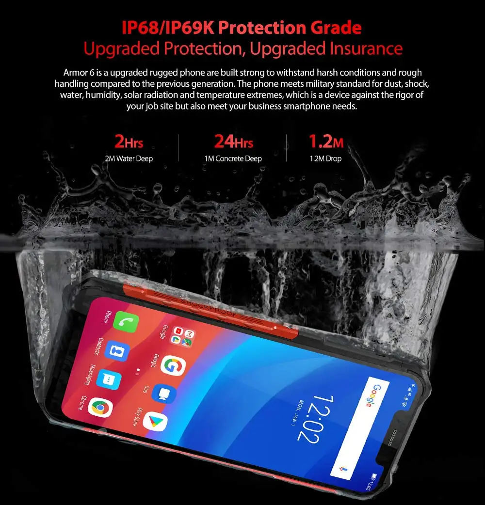 ULEFONE ARMOR 6 Smartphone - European Union Version