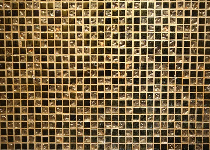 Gold Wall Mosaic Tiles Texture Photography Backgrounds Vinyl Cloth