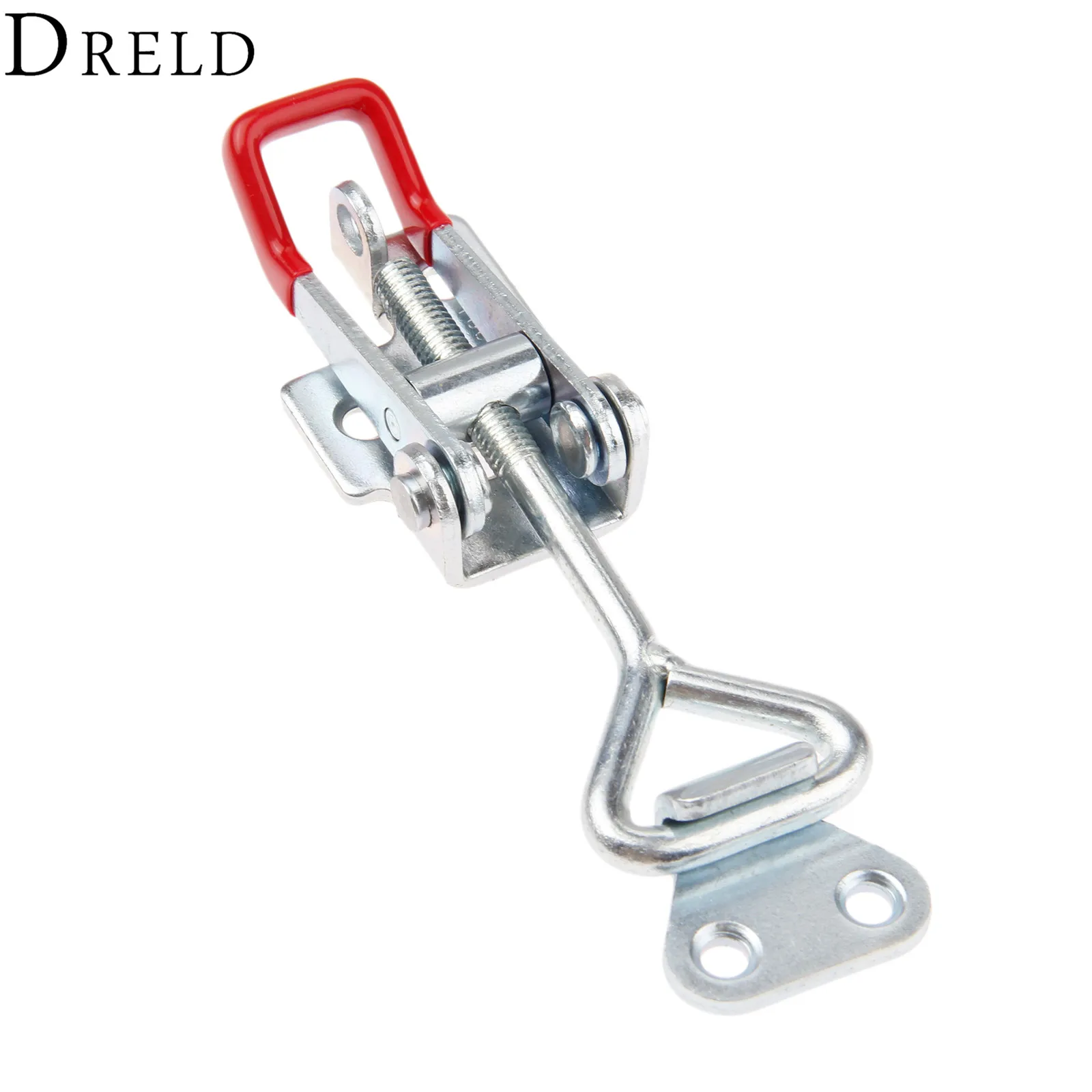 

DRELD 1pcs GH-4002 Parighasana Toggle Clamp Clip 200KG/440Lbs Holding Capacity Quick Metal Latch Hand Tool Fixture Clamp