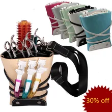 4 цвета многофункциональные кожаные Парикмахерские ножницы сумка Салон парикмахерские чехол для кобуры инструменты для волос сумки для хранения