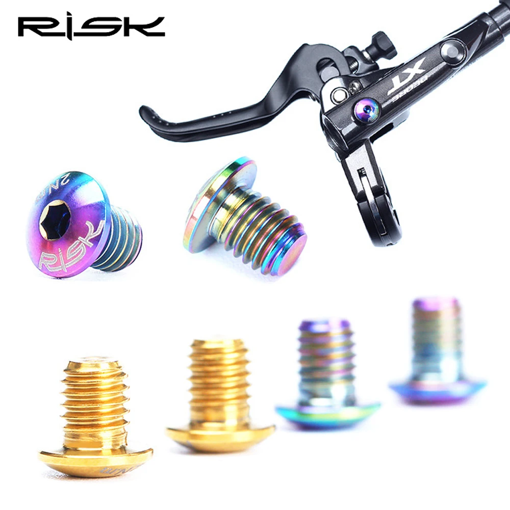 

Road Bike Caliper XT Brake Release TC4 Screw Titanium Alloy Bike C Brake Clamp Fixed Screw Fine Adjustment Bolts 2pcs sales