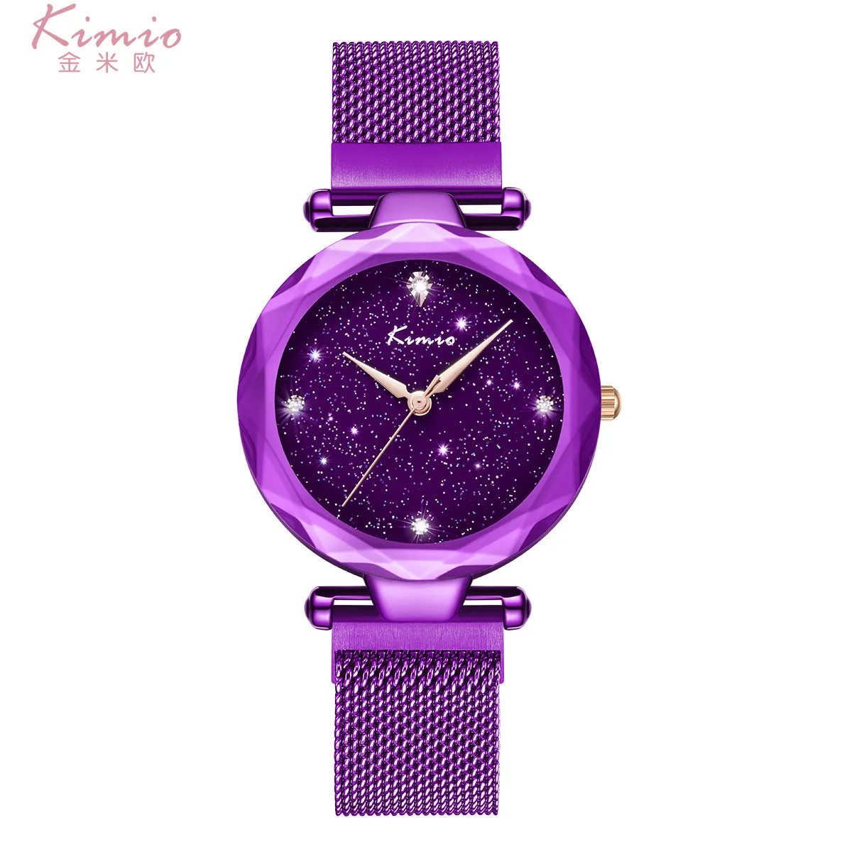 

KIMIO Colorful Quartz Diamond Watch Alloy Rose Gold Bracelet Watch Women Dress Woman Watches Brand Luxury Women's Watches K6321