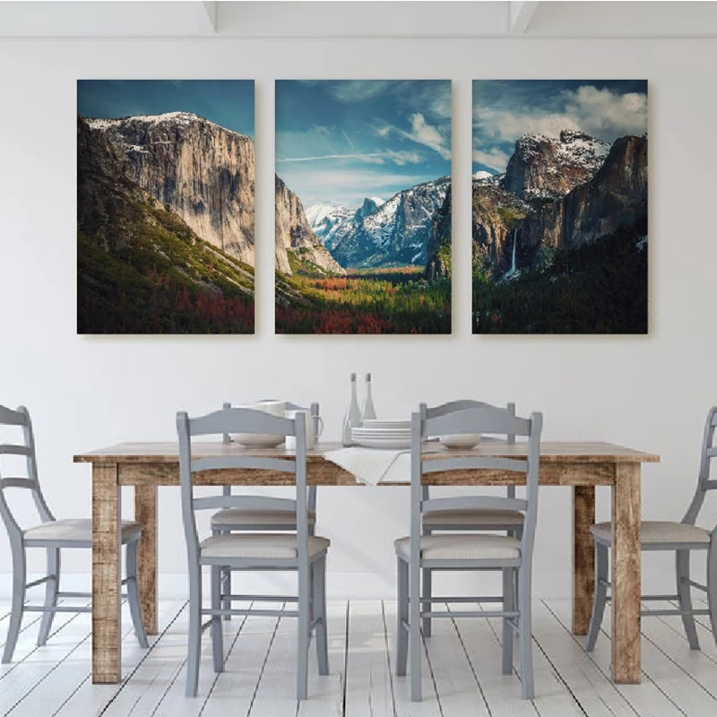 Фотография в национальном парке Yosemite постер с изображением леса пейзаж